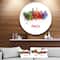 Designart - Omaha Skyline' Disc Cityscape Circle Metal Wall Art